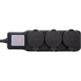 InLine Steckdosenleiste 5 m Schwarz 3 St.