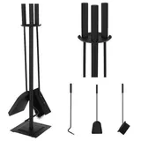 Kaminer 4 Teiliges Kaminbesteck Garnitur Set Garnitur Edelstahl 8786