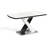 Vicco Chinto 120 x 76 x 80 cm schwarz/weiß hochglanz
