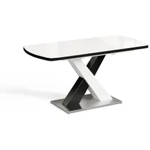 Vicco Chinto 120 x 76 x 80 cm schwarz/weiß hochglanz