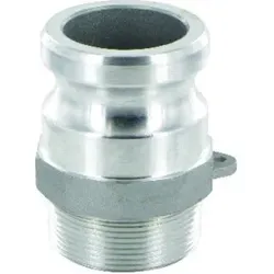 Kamlok Vaterteil Typ F DN50, AG 2", Alu