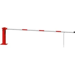 Schake Wegeschranken 7m + Pendelstütze Stahlkonstruktion 120x80mm