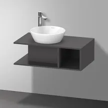 Duravit Waschtisch-Unterschrank 80 x 26 cm Grau Matt