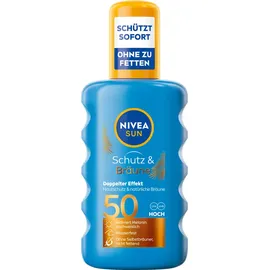 NIVEA Sonnenspray Schutz & Bräune Spray LSF 50 200 ml