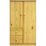 Home Affaire Kleiderschrank, (1 St.), Schubladen mit Metallschienen, beige