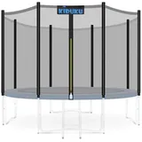 KIDUKU - Sicherheitsnetz Fangnetz Schutznetz Netz Für Trampolin Ersatznetz 305 Cm / 8 Stangen