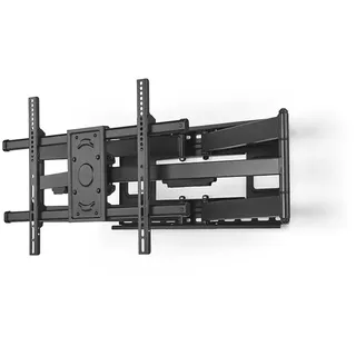 One for All Weltmeisterschaft 4663 voll bewegliche TV Wandhalterung, 100 Zoll, Schwenkbar, Schwarz