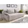 Collection AB Schlafsofa Kunstleder 2-Sitzer Beige
