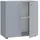 VCM Lona Aktenschrank 70 x 39 x 74 cm grau