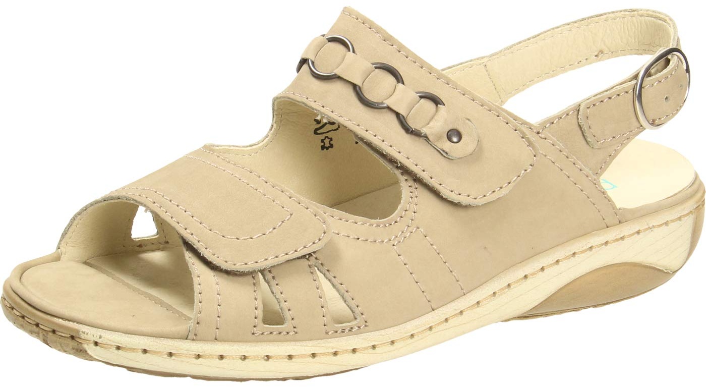 Waldläufer Garda 210004 191 094 Damen Komfort Sandalette, Größe 36 - 36.5 EU