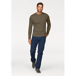 MAN'S WORLD Langarmshirt neue Farbe beige/grün/khaki XL