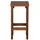 Fun Star Tessin Barhocker 39 x 39 x 76 cm Braun