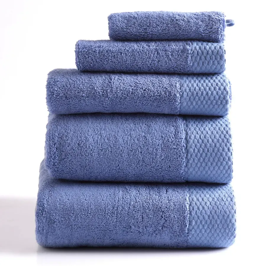 Karaca Chandler Blau Modal Handtuch Set