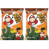 Tao Kae Noi Crispy Seaweed Snack Tom Yum Goong, Algensnack mit Garnelengeschmack, 32 g (Packung mit 2)