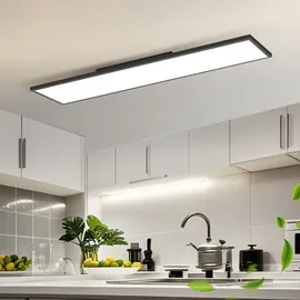 ZMH LEOEU LED Panel 40W 120 x 30 cm schwarz