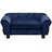 vidaXL Hundesofa Blau 72 x 45 x 30 cm Plüsch