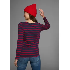 AJC Longsleeve in Dunkelblau/ rot, | Gr.: 48/50