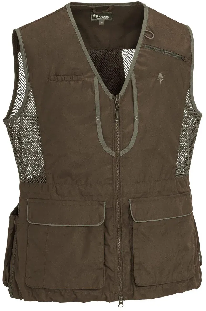 Pinewood Dog Sports 2.0 Women Vest suede brown/d.olive (244) L