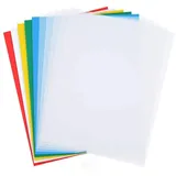 10 Blatt Transferpapier, 23 x 14 cm, wasserlösliches Transparentpapier für Stoff, Leinwand und Stickerei (gelb)