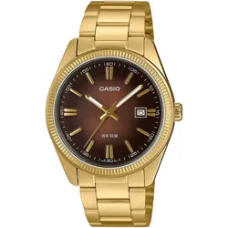 Casio Herren Armbanduhr MTP-1302PGC-5AVEF analog gelbgold IP