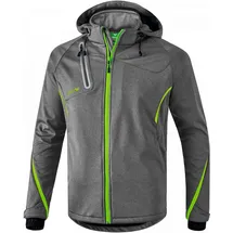Erima Softshelljacke Funktion grey melange/green gecko S