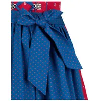 Nübler Kinderdirndl 3-teilig Emilia in Rot-Blau 176