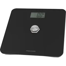 ProfiCare Personenwaage ohne Batterie, Waage mit Messbereich von 5g – 180 kg, Personenwaage digital mit kinetischer Energie – PC-PW 3112 schwarz