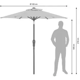 Doppler LIFE Ø 180 cm Anthrazit