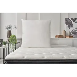 Synthetikkopfkissen YATAS BEDDING "Polyat, Kopfkissen 40x80 cm", weiß, B:80cm L:80cm, Bezug: 100% Baumwolle. Füllung: 100% Polyester, Kopfkissen, allergiker geeignet (Hausstauballergiker)