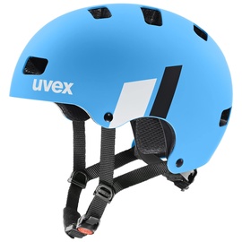 Uvex kid 3 cc - robuster Fahrradhelm für Kinder- individuelle Größenanpassung - optimierte Belüftung - blue-white matt - 51-55