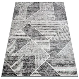 oKu-Tex Harmonia Kurzflorteppich 120 x 170 cm Grau