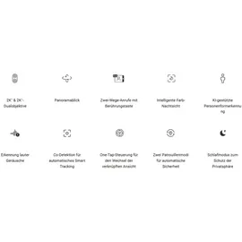 EZVIZ H7c Dual 2K Silber