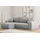 kaiser möbel Ecksofa mit Schlaffunktion L-förmiges Sofa Capri Stoff Poso Hellgrau Links