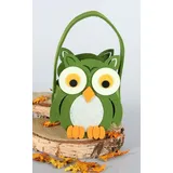 Ein Filzkorb Eule - Weihnachtsdeko - Nikolauskorb - Dekoration -