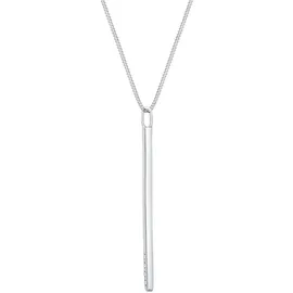 Elli Y-Kette mit Anhänger Stab und Kristalle Silber 925