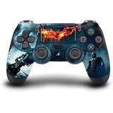 Head Case Designs Offizielle The Dark Knight Batman-Plakat Wichtige Kunst Vinyl Haut Gaming Aufkleber Abziehbild Abdeckung kompatibel mit Sony Playstation 4 PS4 DualShock 4 Controller