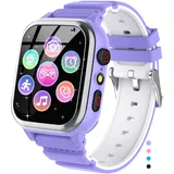 Smartwatch Kinder 26 Spiele, Telefon, Schrittzähler, Kalorien -SOS für Kinder Jungen Mädchen HD-Kamera, Musik-Player, Video, Stoppuhr, 3-12-jährige Kinder Weihnachten Geburtstagsgeschenke