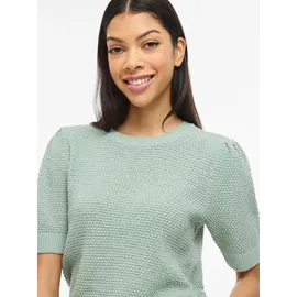 VILA Kurzarmpullover Blau S
