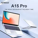 2024 Ninkear A15 Pro 15,6" FHD Laptop Notebook , AMD RyzenTM 5 6600H, 32GB DDR5 RAM, 180° Betrachtungswinkel, Beleuchtete Tastatur, Windows 11 Co... - Silber