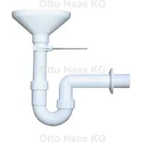 Haas + Sohn Haas Trichter-Siphon 3010 DN 40, Leckwasser, Kondensatwasser, Ablauf