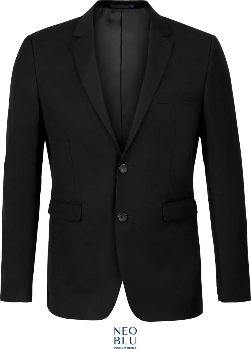 NEOBLU Herren Anzugsakko Sakko Marius Men (46-64) deep black (58)