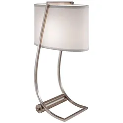 Lex 1-flammige Tischlampe - Gebürsteter Stahl - FE-LEX-TL-BS