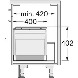 HAILO Triple XL 28 l Grau