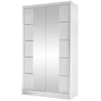 Mirjan24 Kleiderschrank Camtalo V mit 2 Spiegel, Schwebetürenschrank, Garderobenschrank