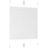 Sekey Plissee ohne Bohren Verdunkelung, Fenster Plissee Klemmfix Jalousie 50 cm breit, Verspannt Blickdicht Sonnenschutz Fensterollo, 50x100cm,