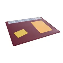 Durable Schreibtischunterlage rot Kunststoff 65,0 x 50,0 cm, 1 St.