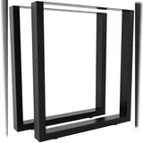 CLP 2er Set Tischbeine Velden für Couchtisch Oder Beistelltisch I Höhe 43 cm