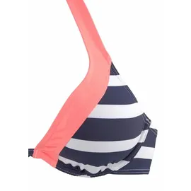 KangaROOS Bikini-Top Damen Blau/Weiß 40 Cup D