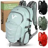 Valkental Rucksack Wanderrucksack Naturwandern Reiserucksack Wasserfest 22 L - Explorer blau 22 LITER