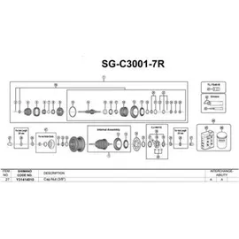 Shimano Shimano Hutmutter Y31414010 BR-IM40